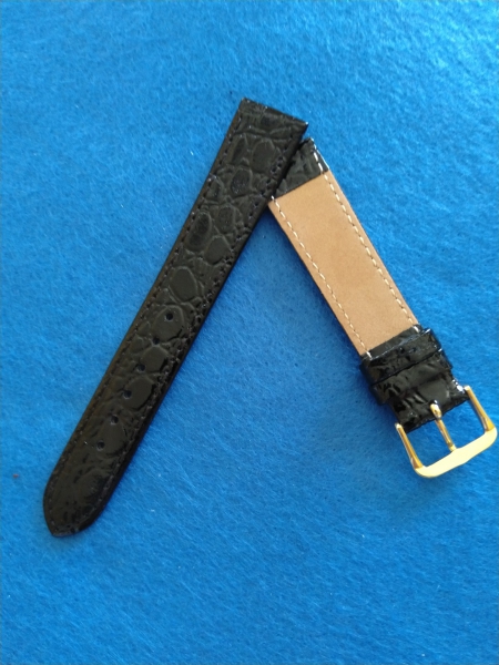 Correa cuero becerro Negro R618S-18